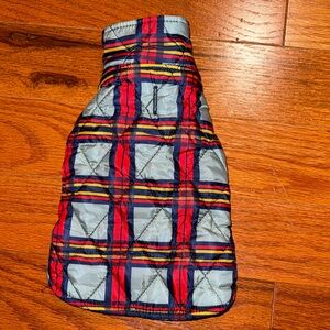 Play On Plaid Quilted Dog Jacket XS